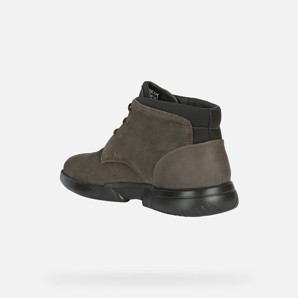 Geox Erkek Lifestyle Ayakkabı Koyu Zeytin Yeşili - Smoother - NGE-859746